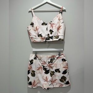Floral Women's Skort Set